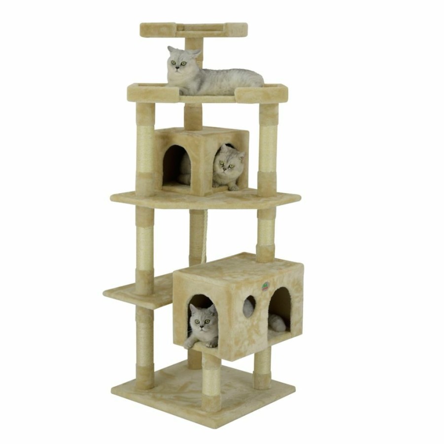 Best * Go Pet Club 60.5 In. Cat Tree Condo Scratcher Post