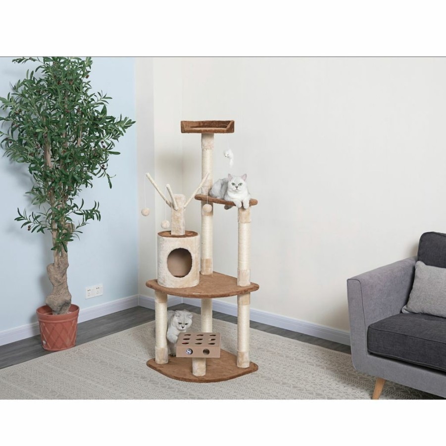 Online * Go Pet Club 60 In. Iq Busy Box Cat Tree