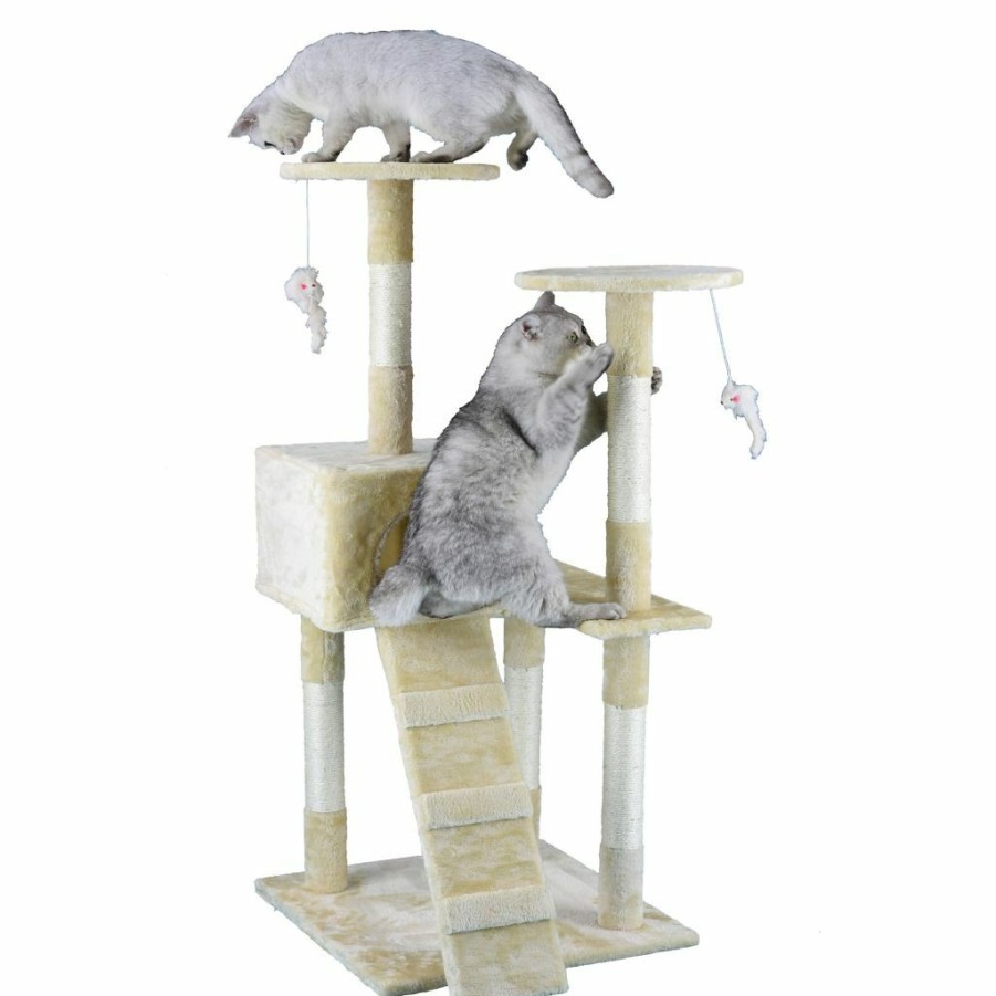 Best * Go Pet Club 51.25 In. Homessity Lightweight Condo Cat Tree