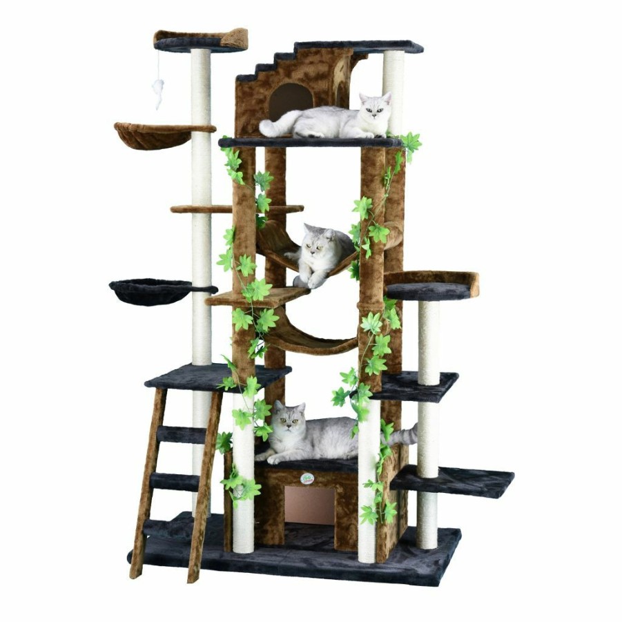 Hot * Go Pet Club 77 In. Cat Tree Condo