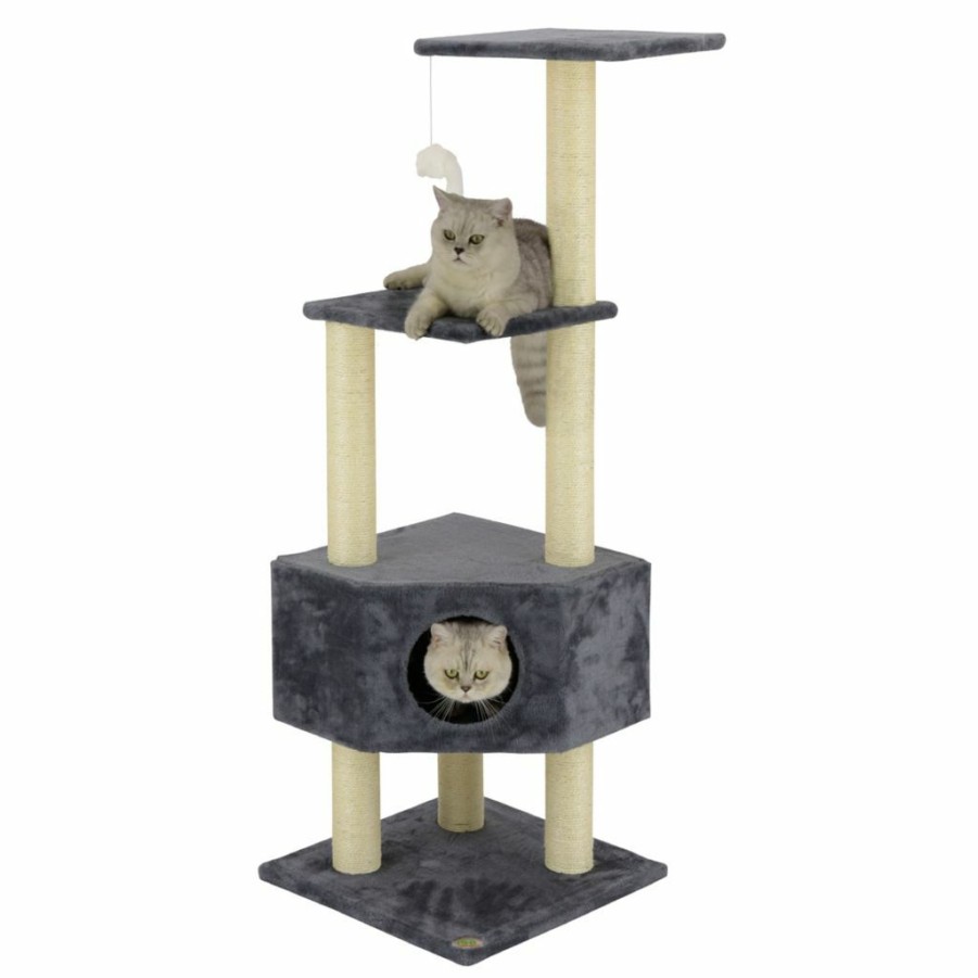 Best * New! Go Pet Club 51 In. Classic Cat Tree Furniture With Sisal Covered Posts