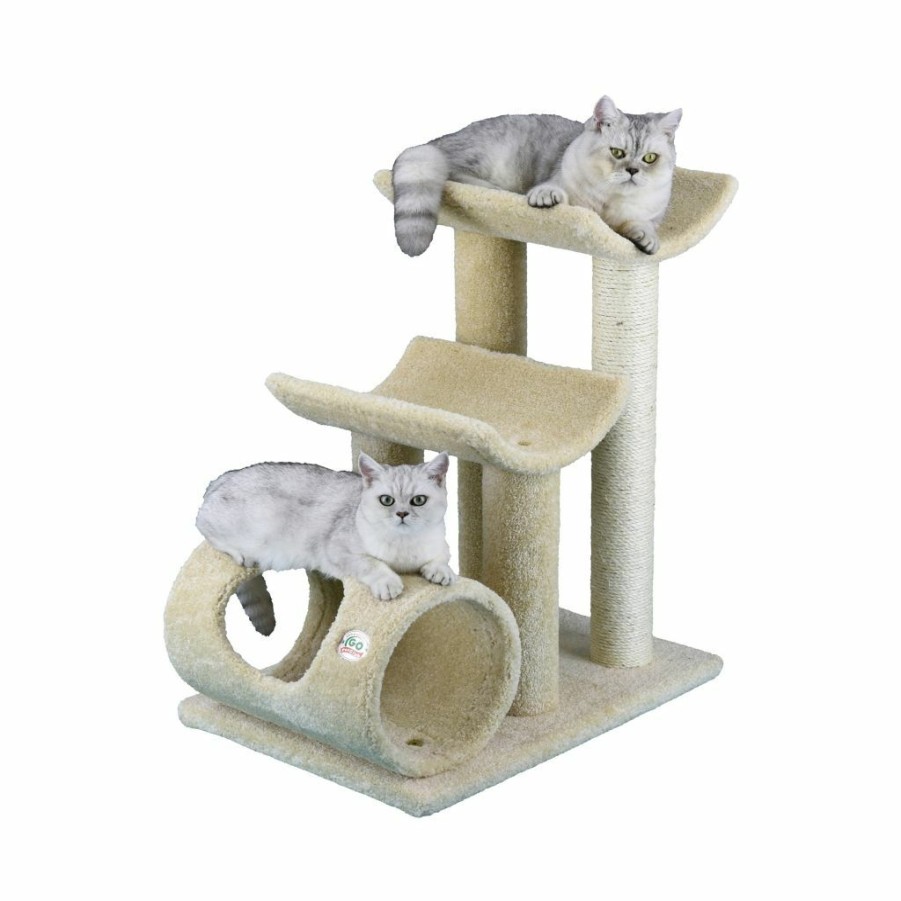 Clearance * Go Pet Club 30 In. Premium Carpeted Cat Tree Furniture