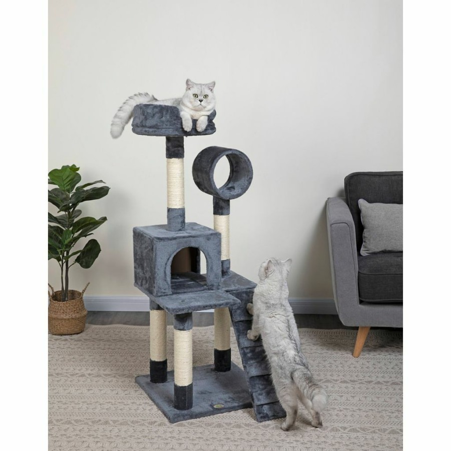 Wholesale * New! Go Pet Club 16.5 In. Cat Tree Condo With Sisal Covered Posts, Wool