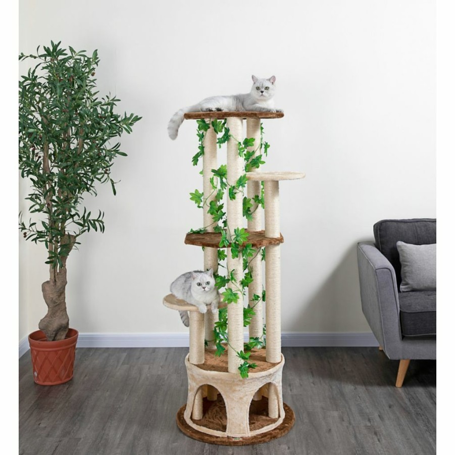 Online * Go Pet Club 61 In. Cat Tree Furniture, Beige