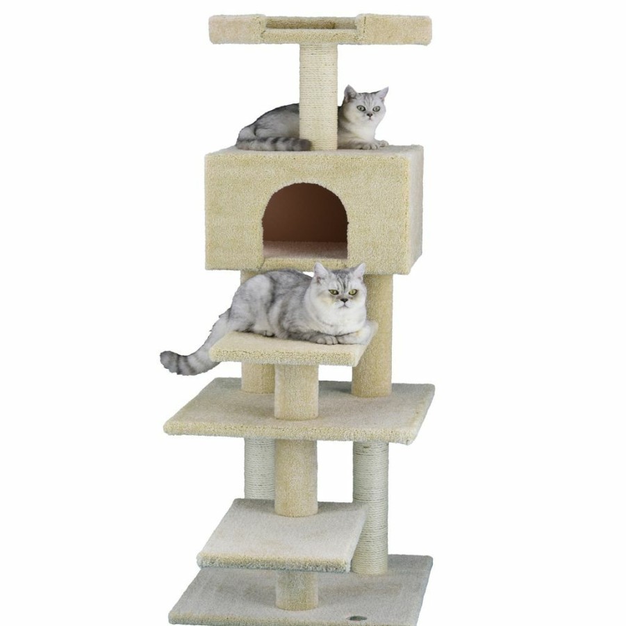 Clearance * Go Pet Club 64 In. Premium Carpeted Cat Tree