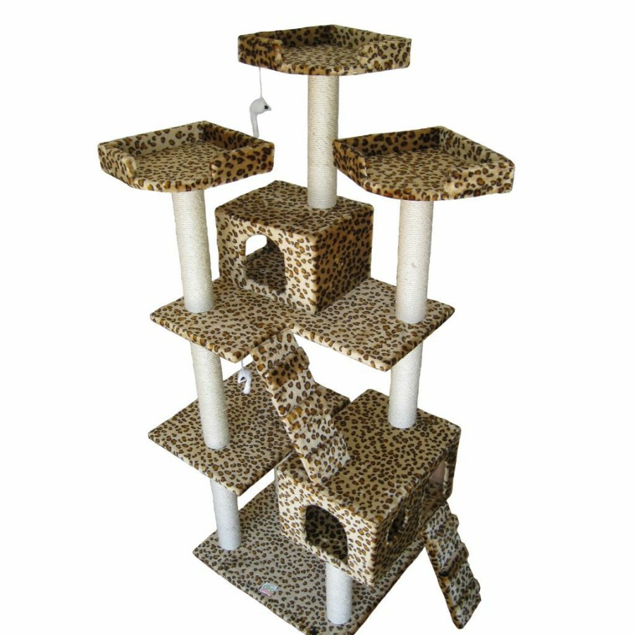 Wholesale * Go Pet Club 72 In. Cat Tree, Leopard