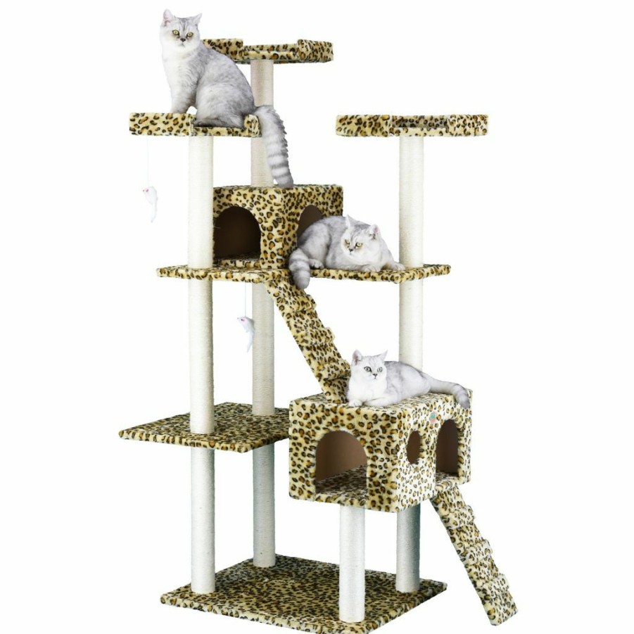 Wholesale * Go Pet Club 72 In. Cat Tree, Leopard