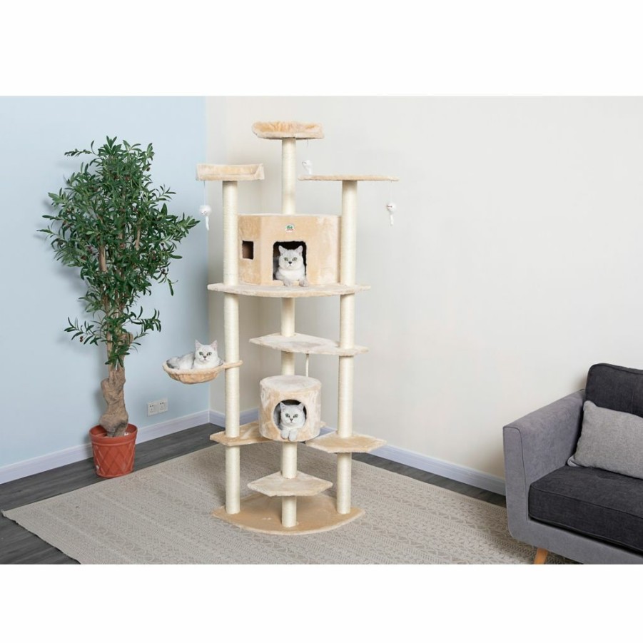 Online * Go Pet Club 80 In. Cat Tree, Beige