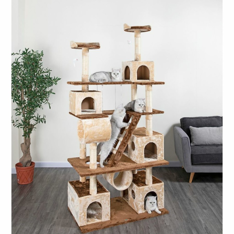 Online * Go Pet Club 87.5 In. Cat Tree House Climber With Swing