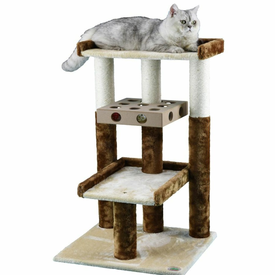 Wholesale * Go Pet Club 34.5 In. Iq Busy Box Cat Tree