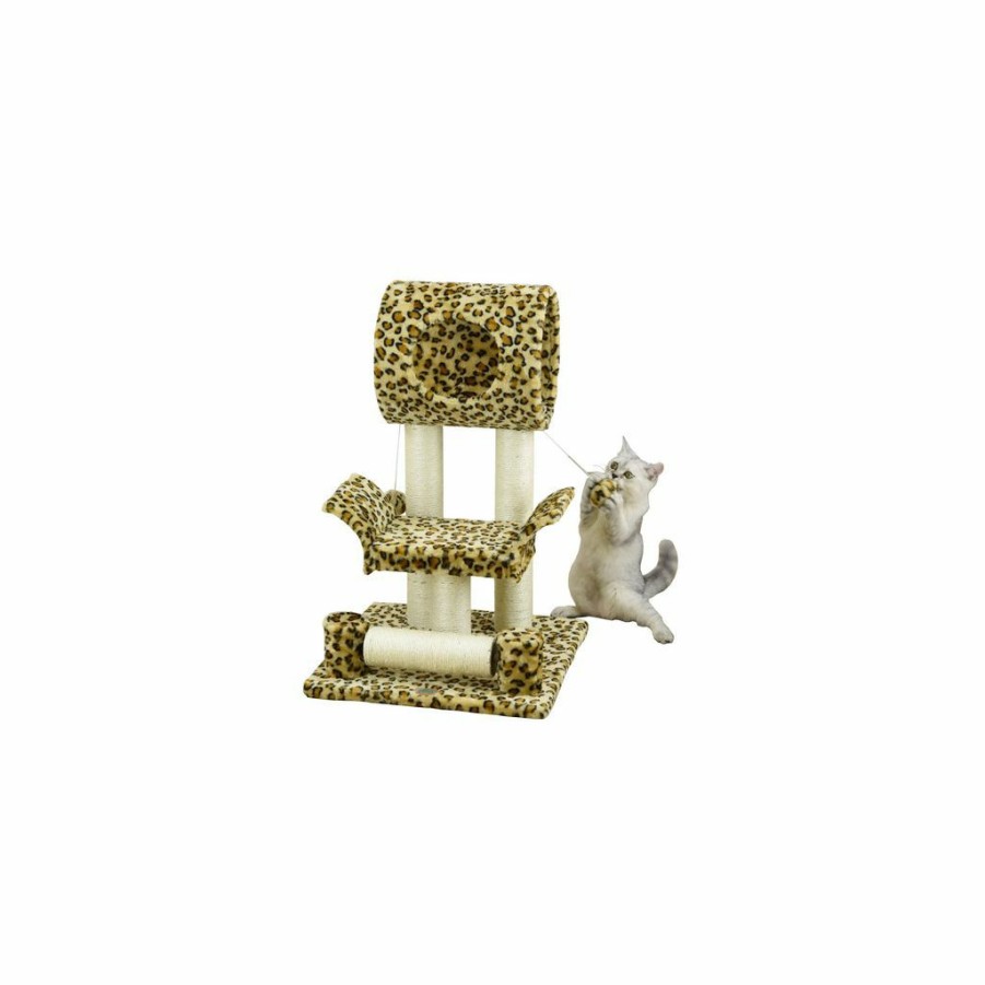 Hot * Go Pet Club 28 In. Cat Tree Condo Furniture, Leopard