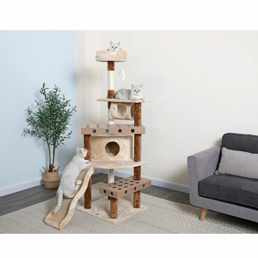 Online * Go Pet Club 70 In. Iq Busy Box Cat Tree