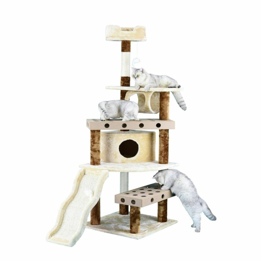 Online * Go Pet Club 70 In. Iq Busy Box Cat Tree