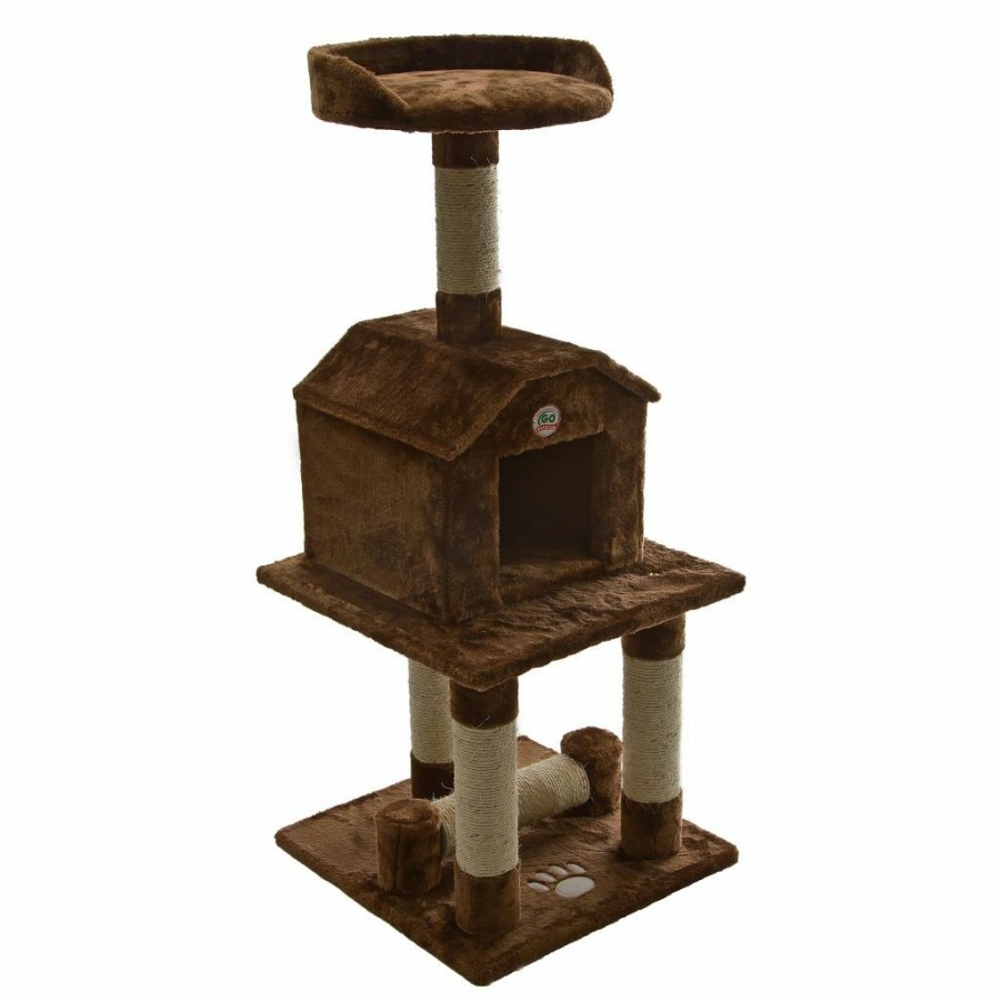 Online * Go Pet Club 45 In. Cat Tree Condo Furniture, Brown