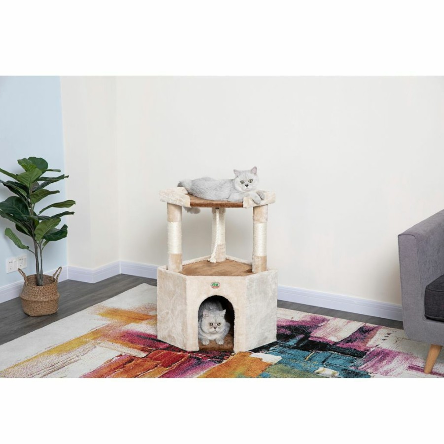 New * Go Pet Club 25.5 In. Tall Cat House