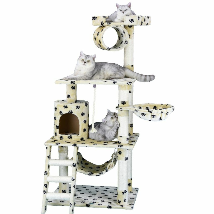 Clearance * Go Pet Club 62 In. Paw Print Cat Tree