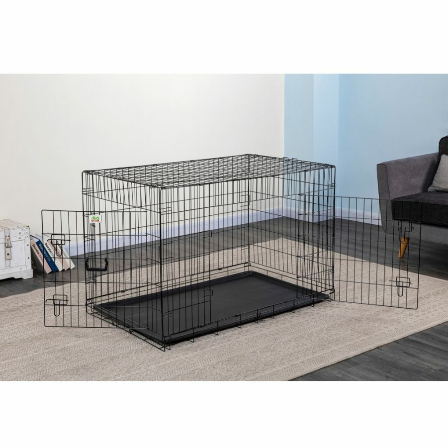 Online * Go Pet Club 2-Door Metal Dog Crate With Divider, 48 In.