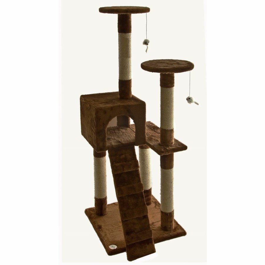 Online * Go Pet Club 52 In. Cat Tree, Brown