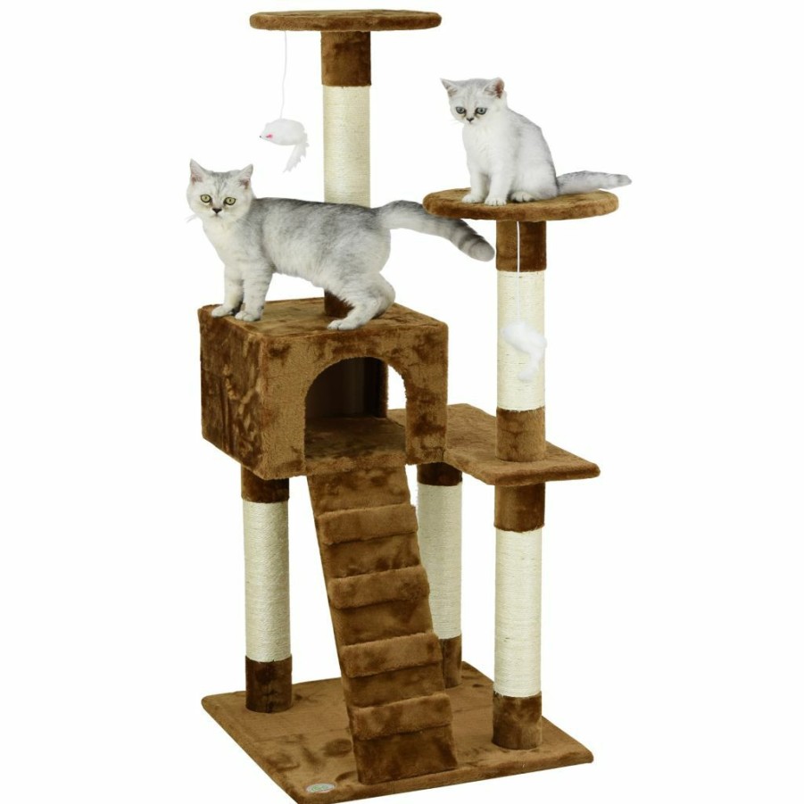 Online * Go Pet Club 52 In. Cat Tree, Brown