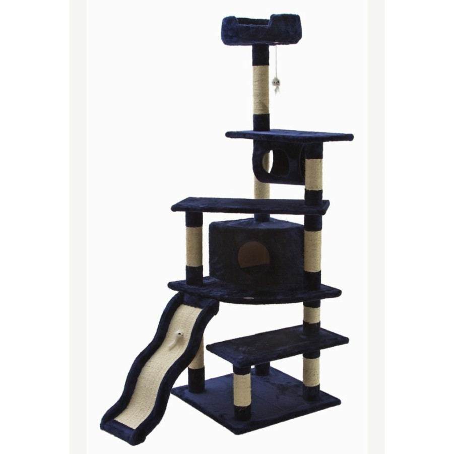 New * Go Pet Club 70 In. Cat Tree Condo Furniture